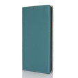 Cu clapetă pentru Samsung Galaxy S25 Ultra, Litchi Skin Grain, albastru