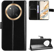 Cu clapetă pentru Honor Magic 7 Lite, Crazy Horse Wallet, negru