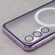 Carcasa Magnetic Dual Glass MagSafe pentru Samsung Galaxy S23, violet