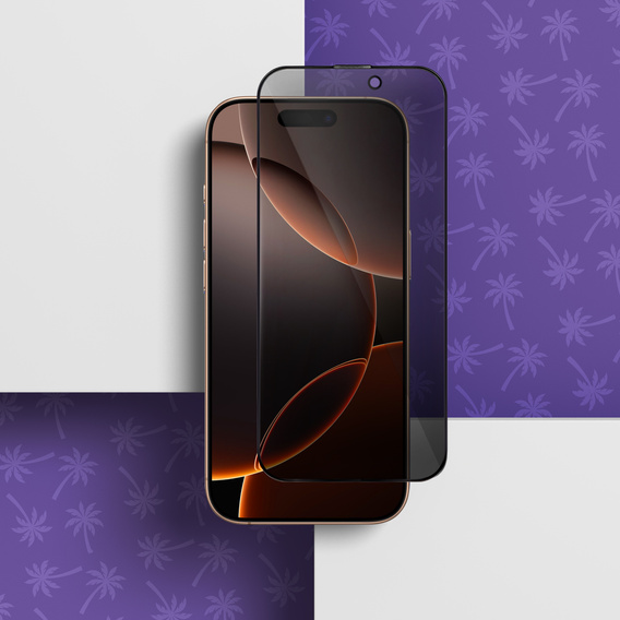 Sticlă temperată Shy Palm Privacy pentru iPhone 16 Pro Max