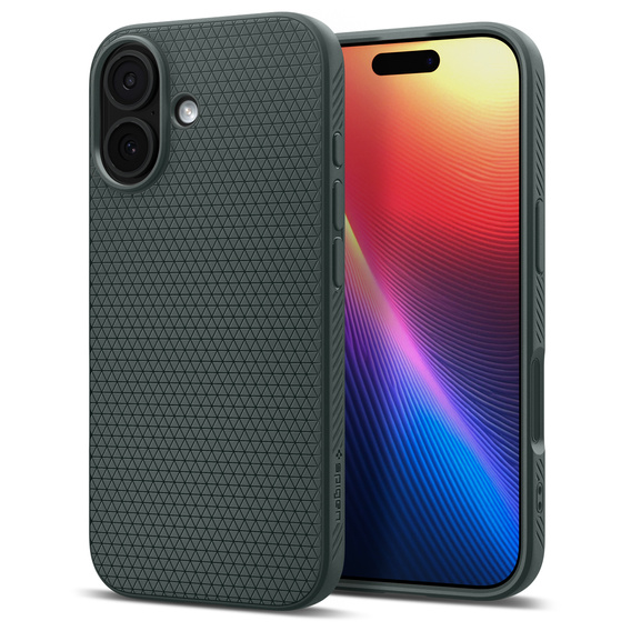 Carcasă Spigen Liquid Air pentru iPhone 17, Abyss Green