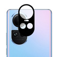 2x ERBORD sticlă călită ERBORD pentru camera pentru Oppo Reno 10 / 10 Pro, negru