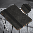 Husă pentru Samsung Galaxy Tab A9+, Classic, cu spațiu pentru stylus, negru