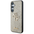 Husă GUESS Fixed Glitter Big 4G Logo pentru Samsung Galaxy S25