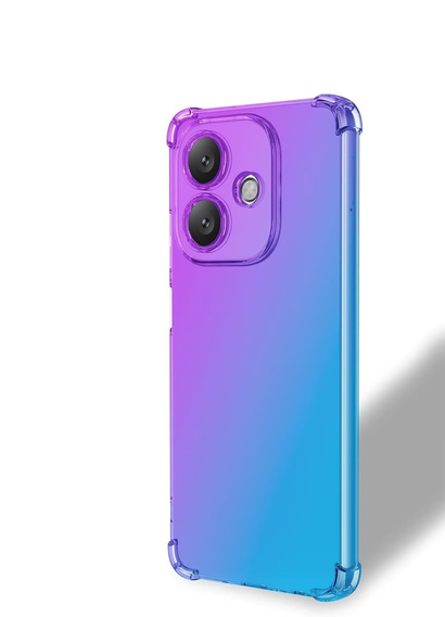 Husa pentru Oppo A40 / Oppo A40m, Gradient Dropproof, Violet / albastru