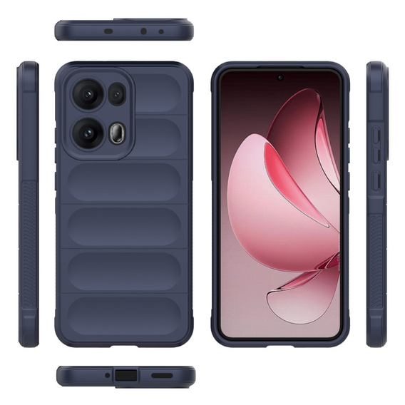 Huse pentru Oppo Reno 13 Pro, Gaming Shockproof, albastru închis