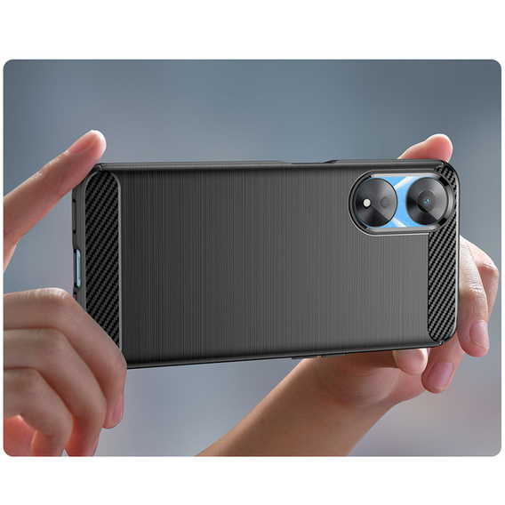 Huse pentru Oppo A78 5G, Carbon, negru