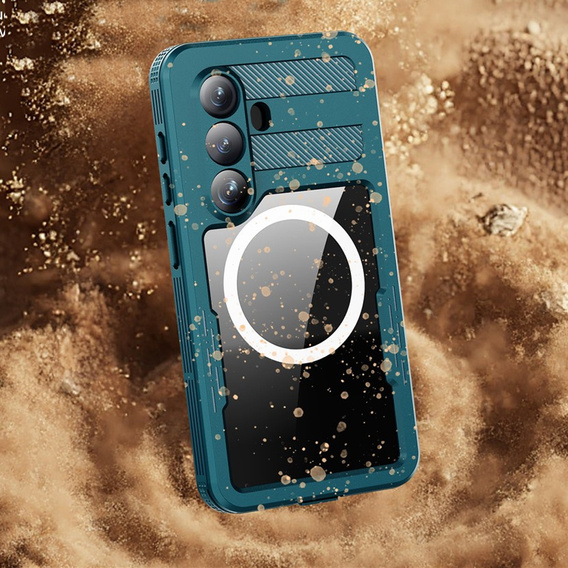 Husă impermeabilă REDPEPPER pentru Samsung Galaxy S26, albastră