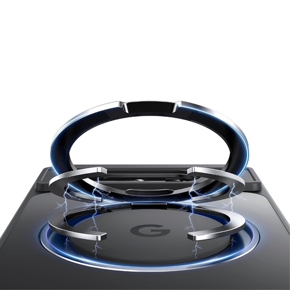 Husă pentru Google Pixel 8A, Fusion Hybrid Kickstand, pentru MagSafe, transparentă