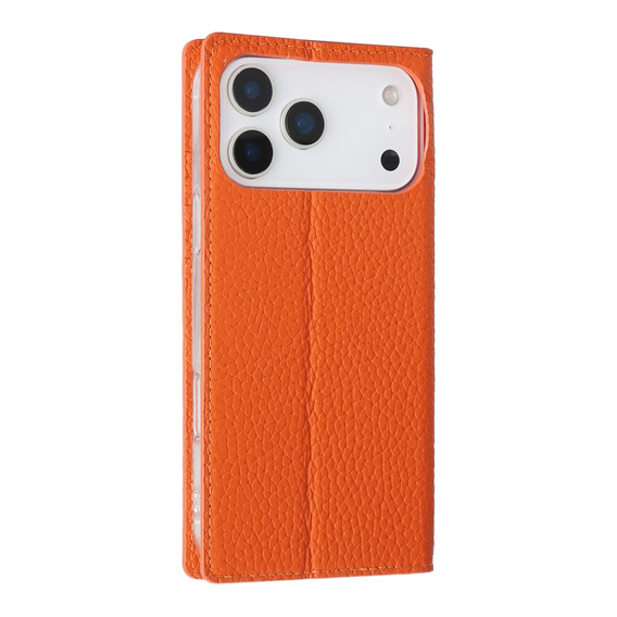Husă cu capac rabatabil Litchi Skin Grain pentru iPhone 17 Pro