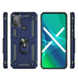 Husă blindată pentru Motorola Moto G50, Nox Case Ring, albastru