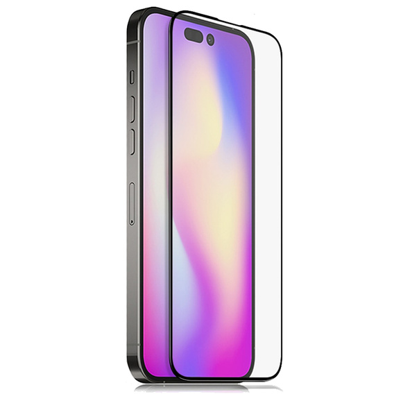 Sticlă călită 3D pentru iPhone 15 Pro Max, negru