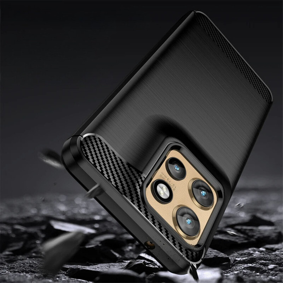 Huse pentru Motorola Edge 50 Neo / Motorola ThinkPhone 25, Carbon, negru