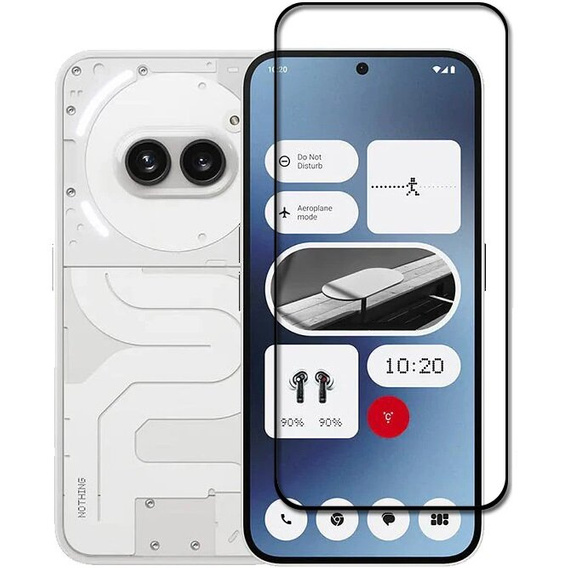 Sticlă călită 3D pentru Nothing Phone 2a / 2a Plus, cadru negru