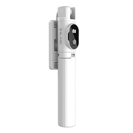 Selfie stick cu funcție de trepied și telecomandă Bluetooth, pentru smartphone-uri cu lățimea între 6,5 cm și 9,5 cm