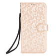 Husa cu clapetă pentru Motorola Moto G86 Power 5G, Wallet Rhombus, de aur