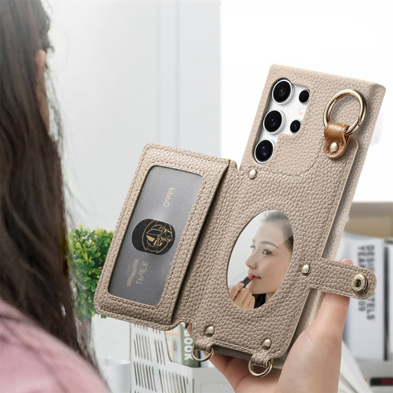 Huse pentru Samsung Galaxy S25 Ultra, GKK Leather, negru