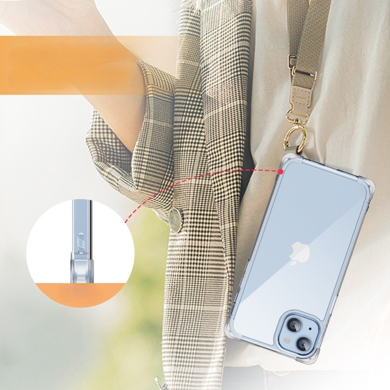 Husă pentru iPhone 13, ERBORD CornerShield, transparentă