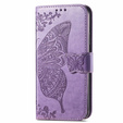Cu clapetă pentru Realme C61, Butterfly, violet