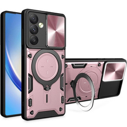 Husă blindată pentru Samsung Galaxy A54 5G, CamShield Slide, roz rose gold