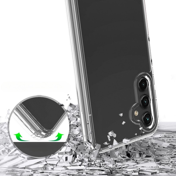 Huse pentru Samsung Galaxy A14 5G, Fusion Hybrid, transparentă