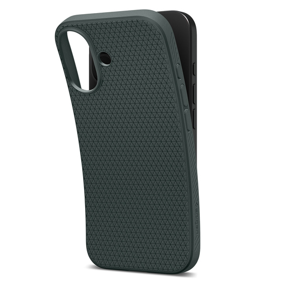 Carcasă Spigen Liquid Air pentru iPhone 17, Abyss Green