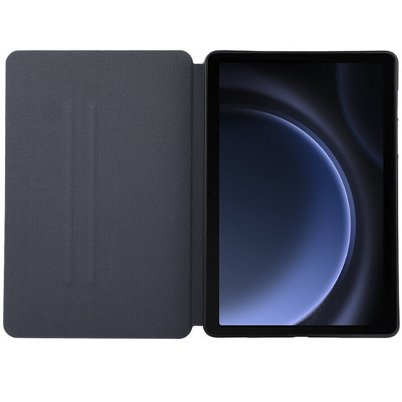 Husă pentru Samsung Galaxy Tab S9 FE+ Plus, Smartcase cu spațiu pentru stylus, albastru