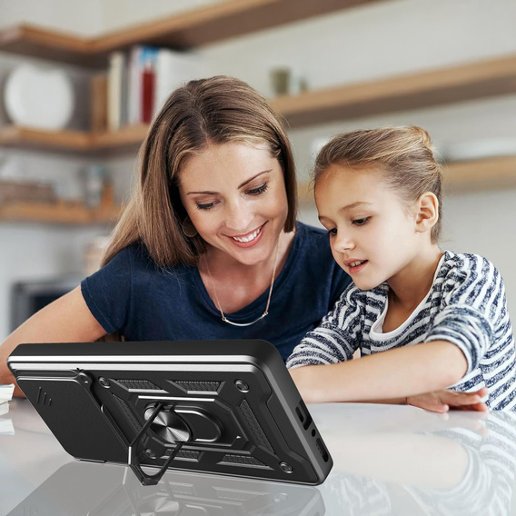 Husă blindată CamShield Slide cu capac pentru cameră și inel pentru Oppo Find X9