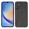 Huse pentru Samsung Galaxy A34 5G, ERBORD Business, cu placă de suport pentru mașină, gri