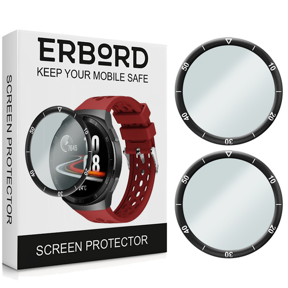 2x ERBORD Hybrid Glass pentru Huawei Watch GT 2e