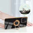 Huse pentru iPhone 13, Electro Ring, negru