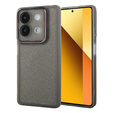 Carcasă pentru Xiaomi Redmi Note 13 Pro 5G, Glittery Powder, gri + sticlă călită 9H