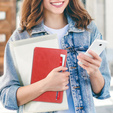 Huse pentru Samsung Galaxy Tab A9, Business Card, roșu