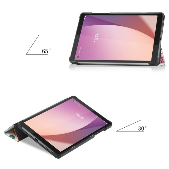 Husă pentru Lenovo Tab M8 Gen 4 TB-300FU, Smartcase, Butterfly