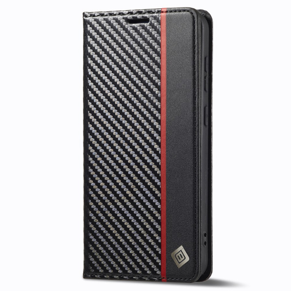 Carcasă cu clapetă pentru Samsung Galaxy S24, Carbon LC.IMEEKE, negru