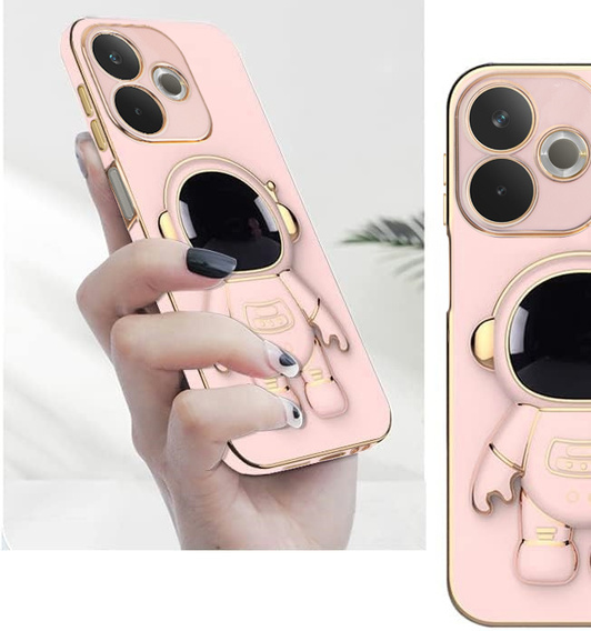 Huse pentru Oppo A5 Pro 5G, Astronaut, roz