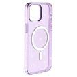 Huse pentru iPhone 14, Dropproof MagSafe Glitter, violet