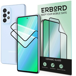 2x sticlă ceramică ERBORD Hybrid Glass pentru Samsung Galaxy A72 4G/5G