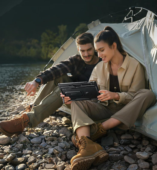 Husă blindată pentru Galaxy Tab S9 FE+ Plus, Dexnor Full Body, negru