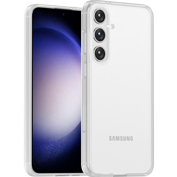 Carcasă pentru Samsung Galaxy S24+ Plus, Fusion Hybrid, cu protecție pentru camera foto, transparentă