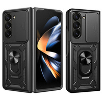 Husă blindată pentru Samsung Galaxy Z Fold5 5G, CamShield Slide, negru