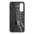 Carcasa Spigen pentru Samsung Galaxy A36 5G, Liquid Air, negru + 9H Tempered Glass