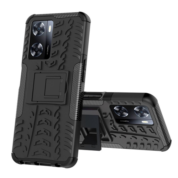 Huse pentru Oppo A57s, Tire Armor, negru