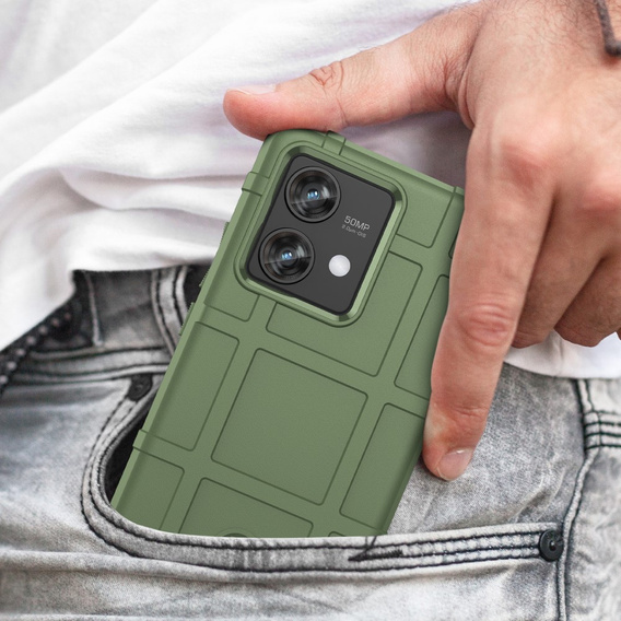 Huse pentru Motorola Edge 40 Neo, Rugged Shield, verde