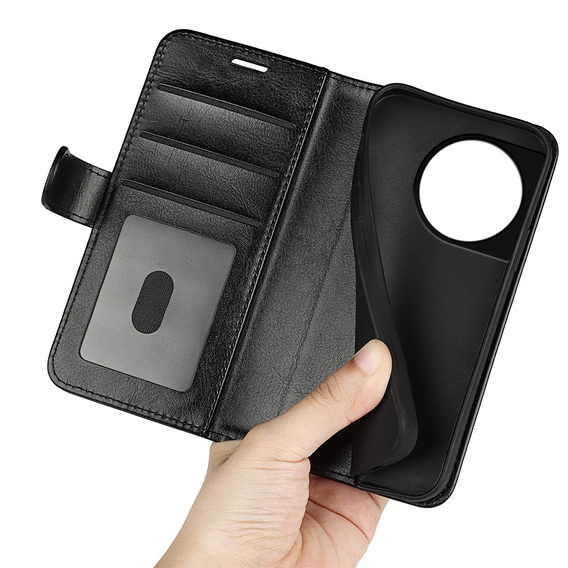 Cu clapetă pentru OnePlus 11 5G, Wallet Case, negru