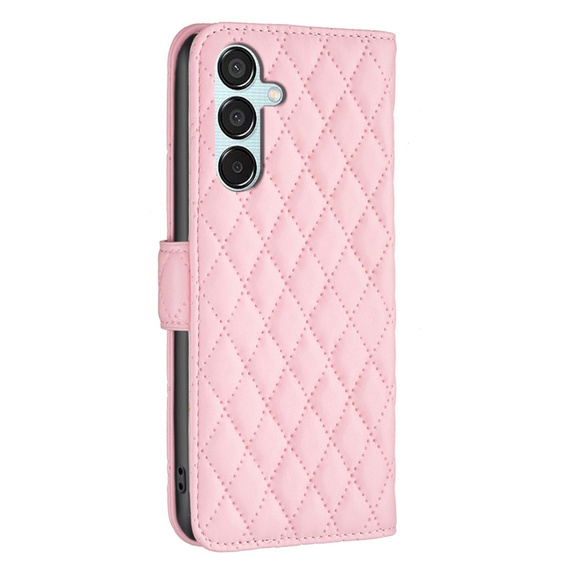 Cu clapetă pentru Samsung Galaxy M15 5G, Wallet, BINFEN COLOR, roz