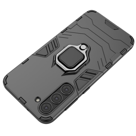 Huse pentru Samsung Galaxy S23, Kickstand Ring, negru