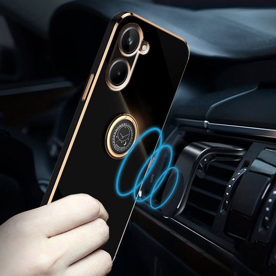 Huse pentru Realme 10 4G, Electro Ring, negru