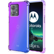 Husa pentru Motorola Edge 40 Neo, Gradient Dropproof, Violet / albastru