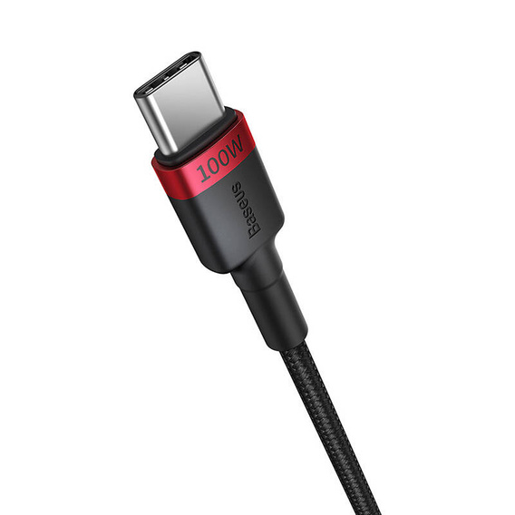 Baseus Cafule USB-C la USB-C 100W cablu 1m - set de 2 bucăți